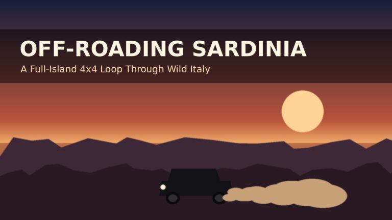 Off-roading Sardinia: 4x4 adventure through wild Italy