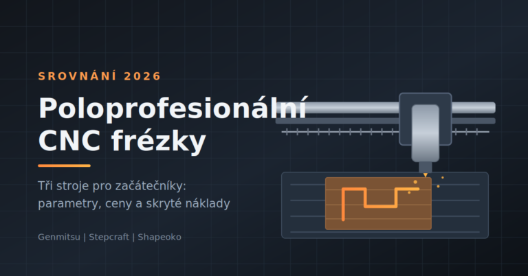 Srovnání poloprofesionálních CNC frézek pro začátečníky